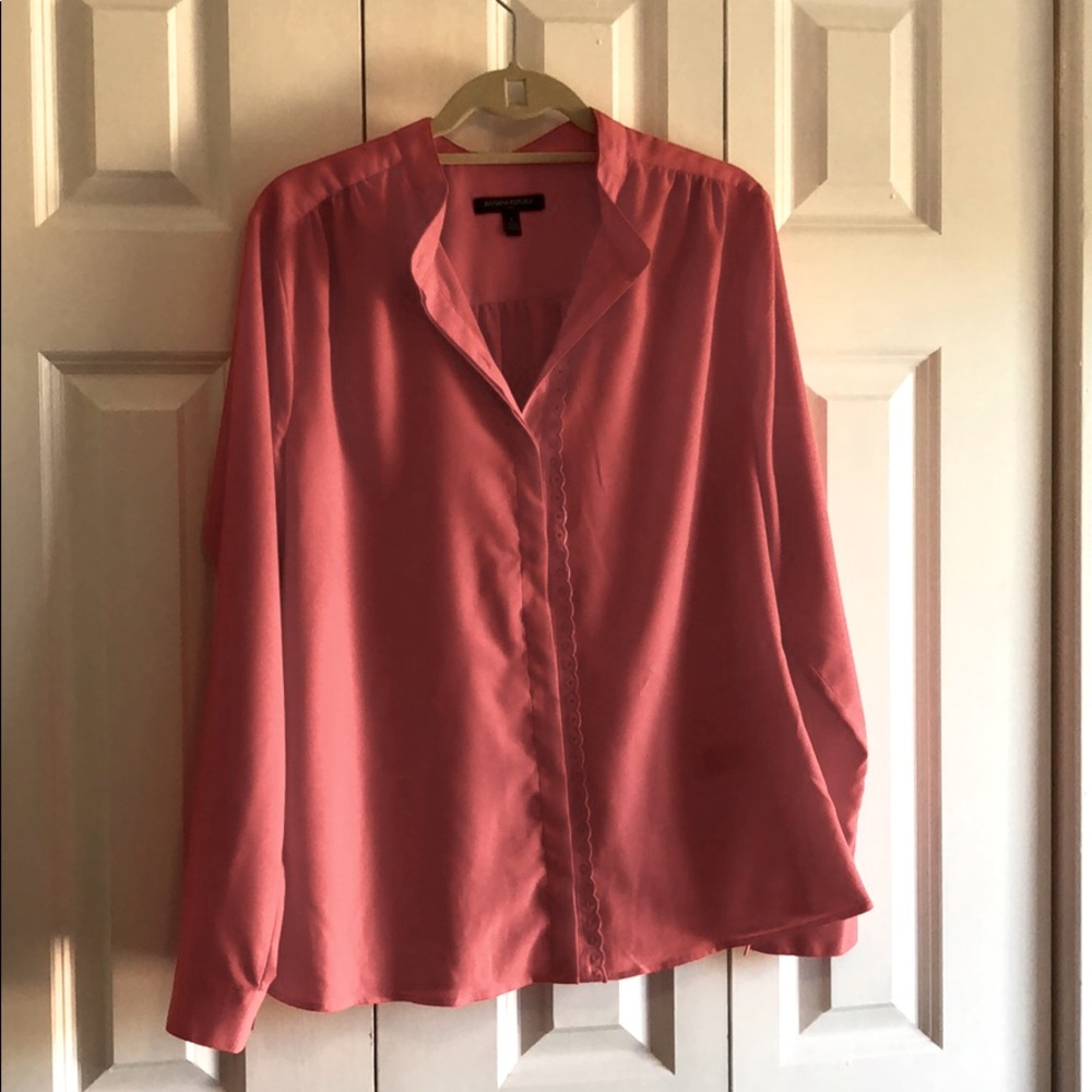 Pink Blouse from Banana Republic